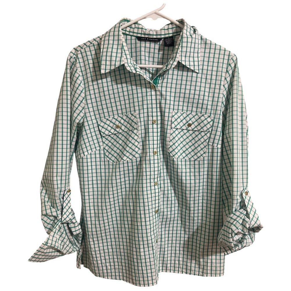 Zac & Rachel Button Down Top!